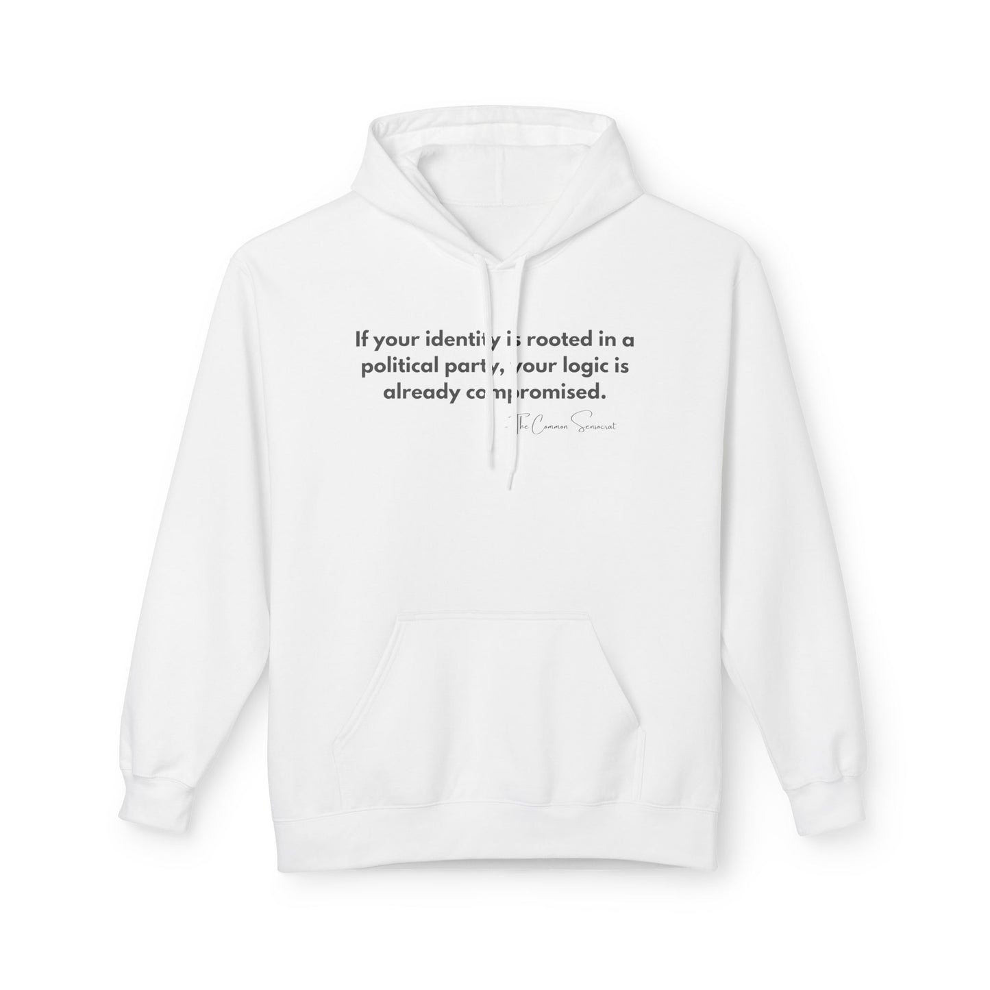 The Compromised Logic Hoodie // The Common Sensocrat
