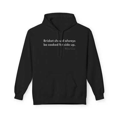 Fat Side Up | Funny BBQ Debate Pullover Hoodie