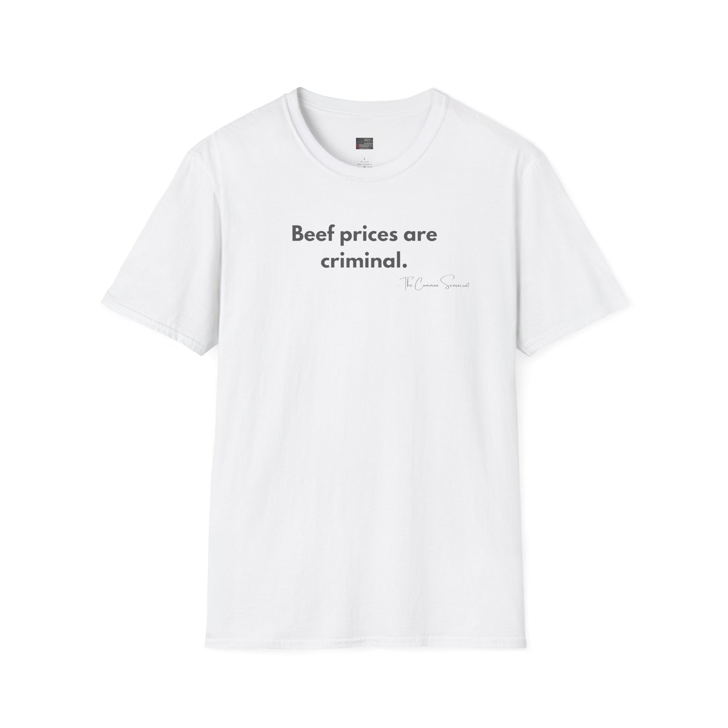 Beef Prices Are Criminal | Funny Inflation BBQ T-Shirt