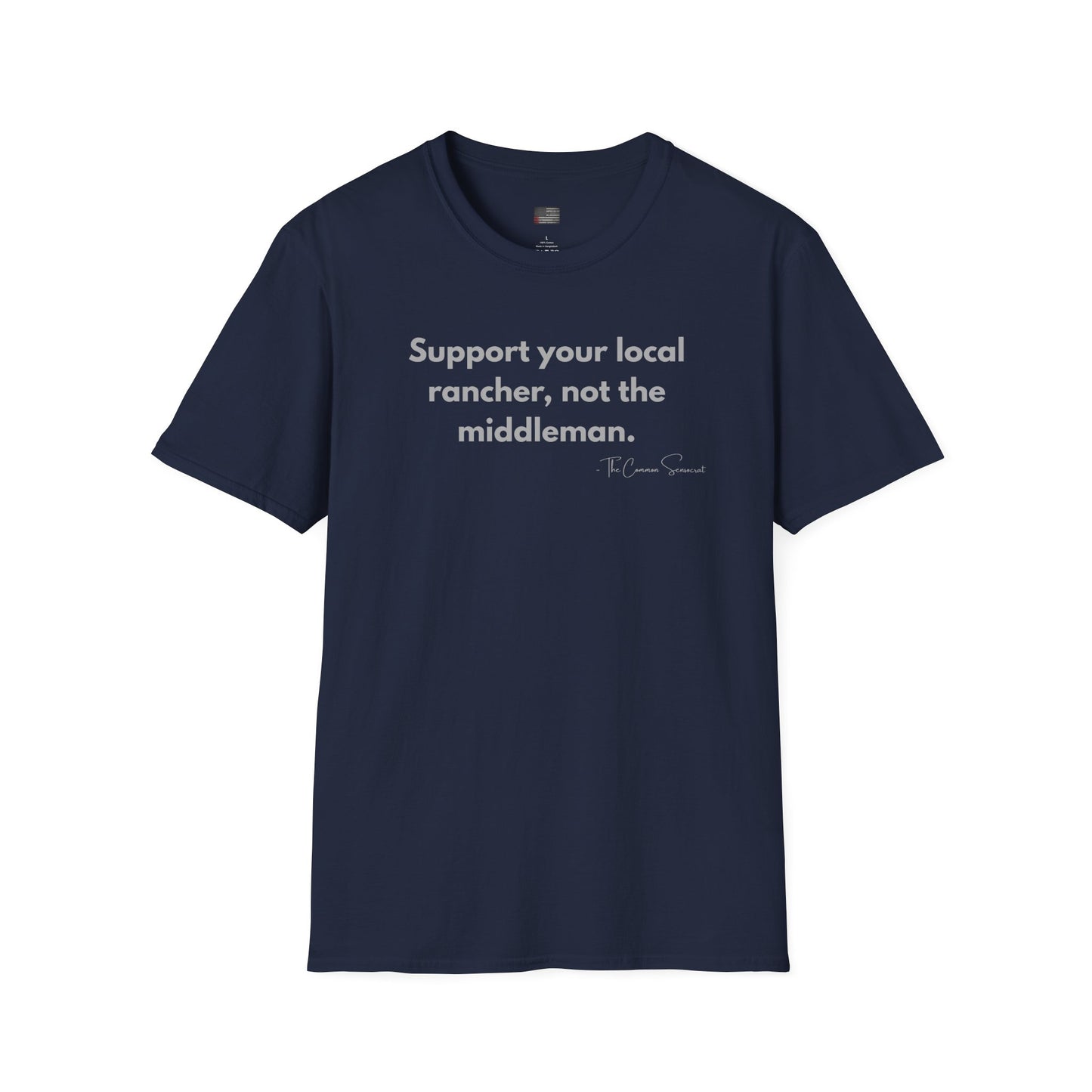 Support Local Rancher | Farm to Table BBQ T-Shirt