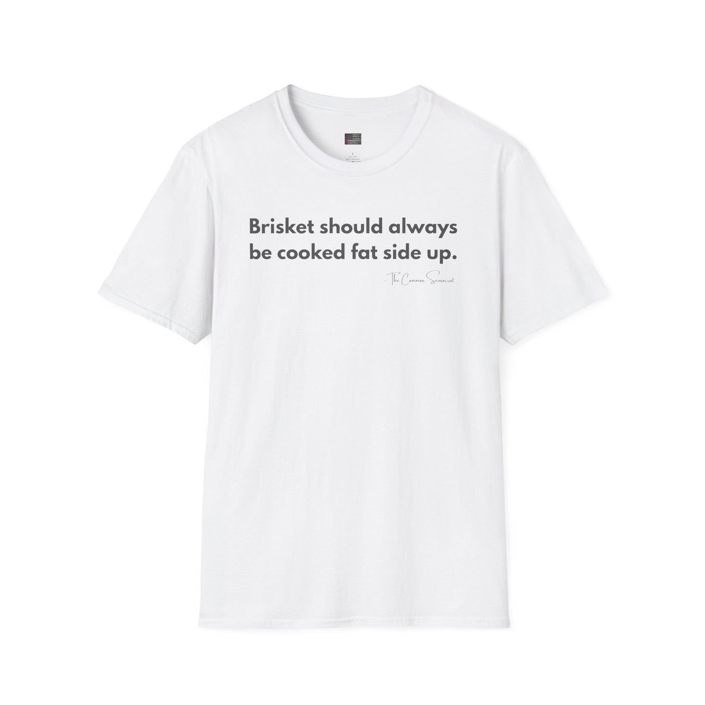 Fat Side Up | Funny Brisket Debate BBQ T-Shirt