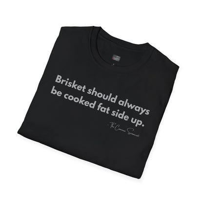 Fat Side Up | Funny Brisket Debate BBQ T-Shirt
