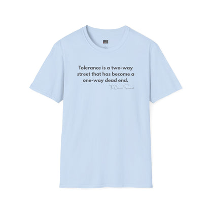 The Tolerance Tee // The Common Sensocrat