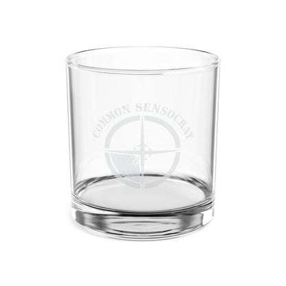 The Official Common Sensocrat 10.5oz Engraved Whiskey Glass // The Common Sensocrat