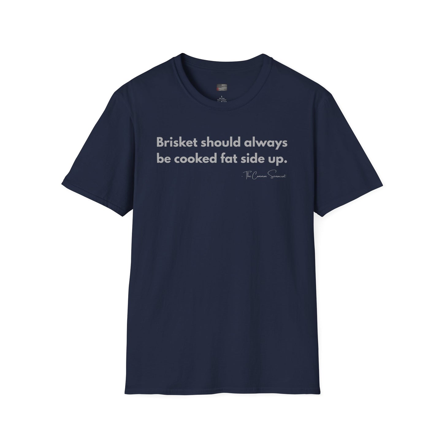 Fat Side Up | Funny Brisket Debate BBQ T-Shirt