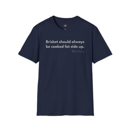 Fat Side Up | Funny Brisket Debate BBQ T-Shirt