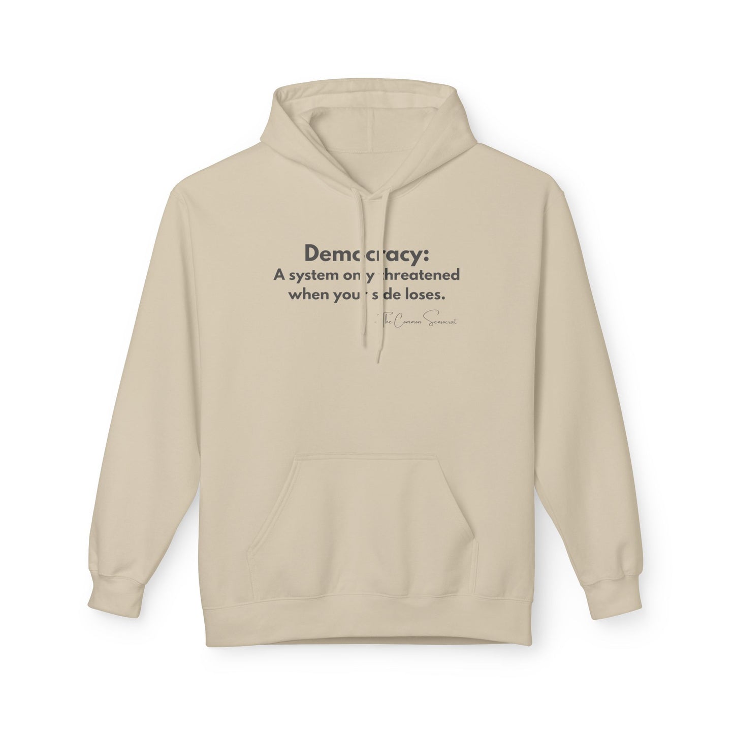 The Democracy Definition Hoodie // The Common Sensocrat