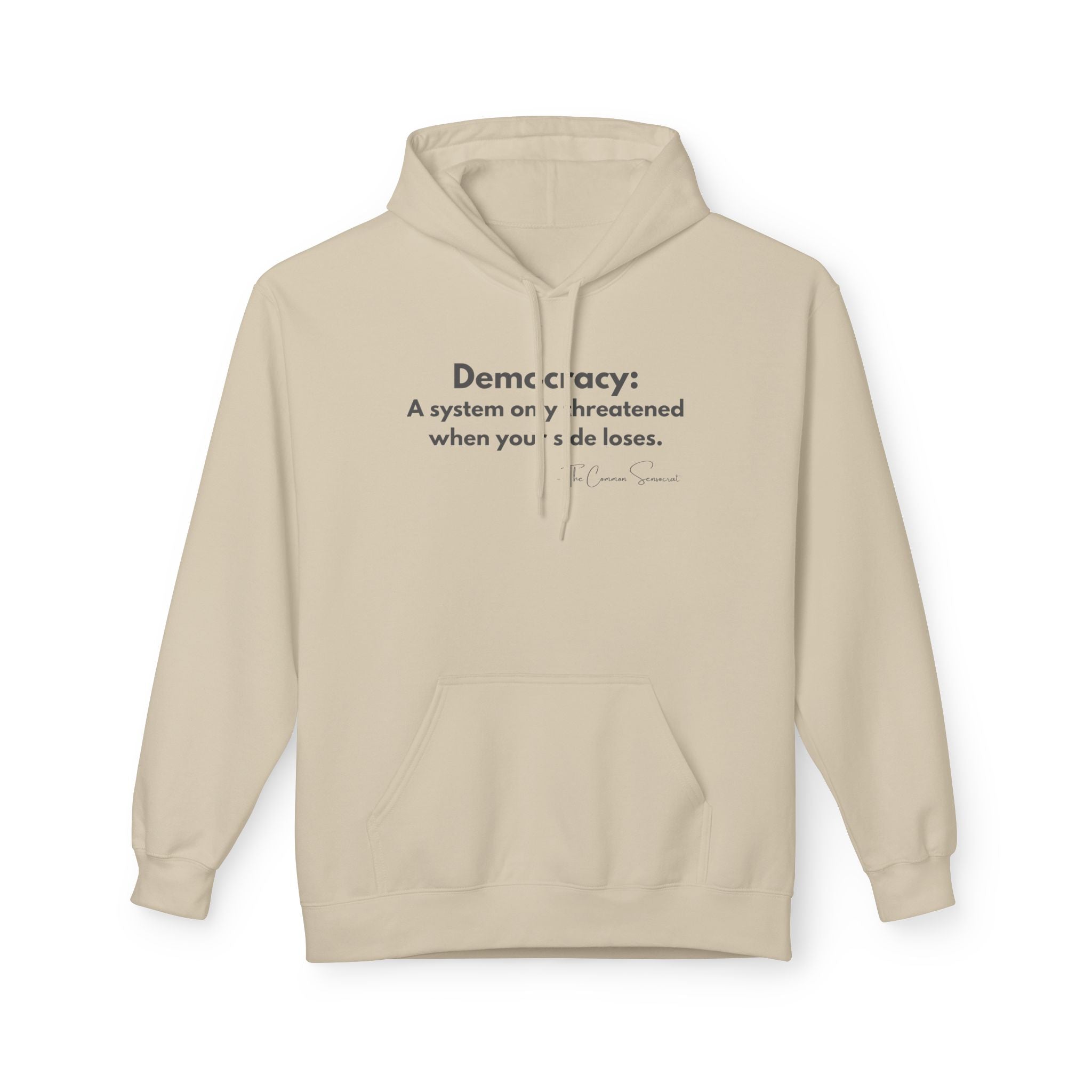 The Democracy Definition Hoodie // The Common Sensocrat