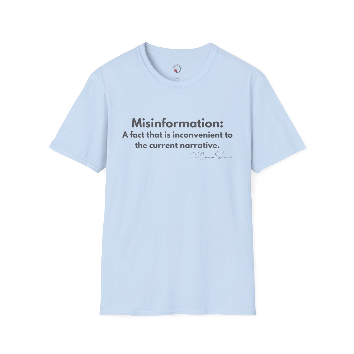 The Misinformation Definition Tee // The Common Sensocrat