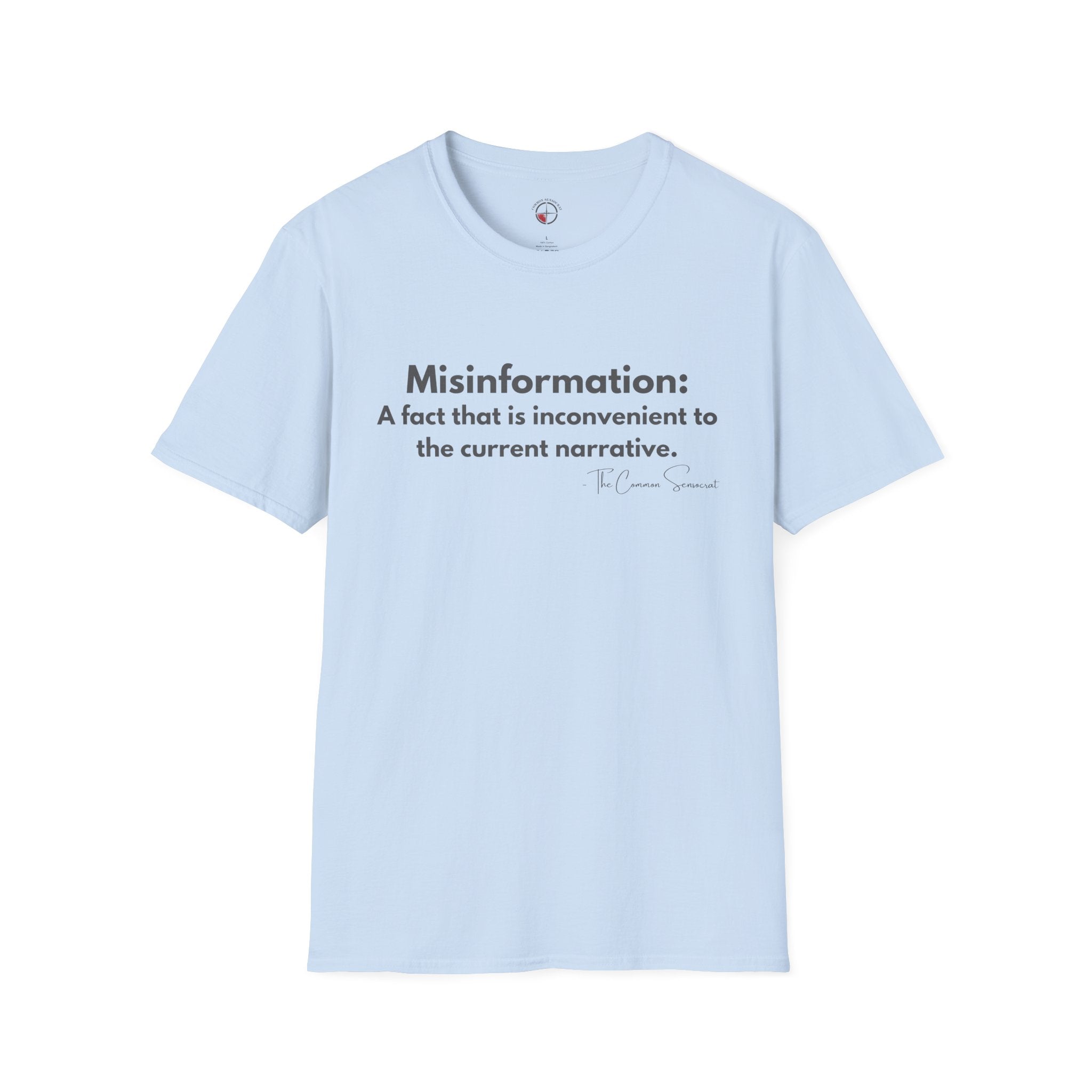 The Misinformation Definition Tee // The Common Sensocrat