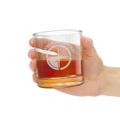 The Official Common Sensocrat 10.5oz Engraved Whiskey Glass // The Common Sensocrat