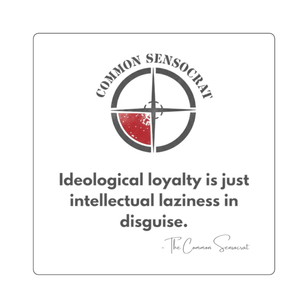 The Intellectual Laziness (Product) // The Common Sensocrat