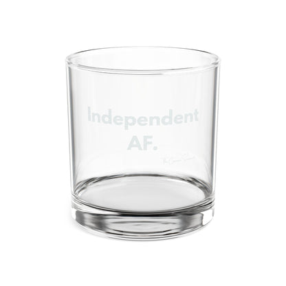 The Independent AF 10.5oz Engraved Whiskey Glass // The Common Sensocrat