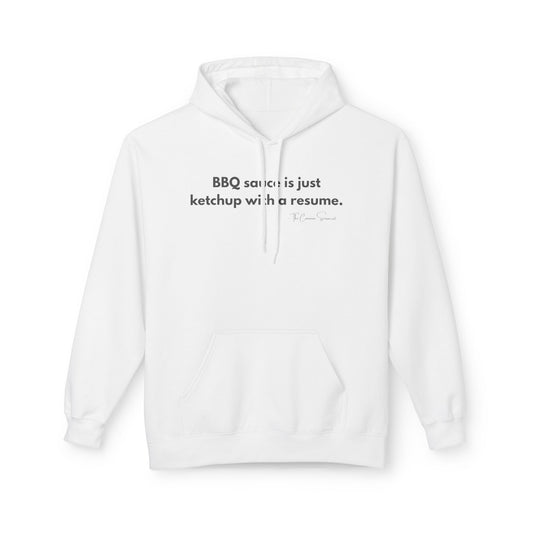 Ketchup With A Resume | Anti-Sauce Funny BBQ Hoodie