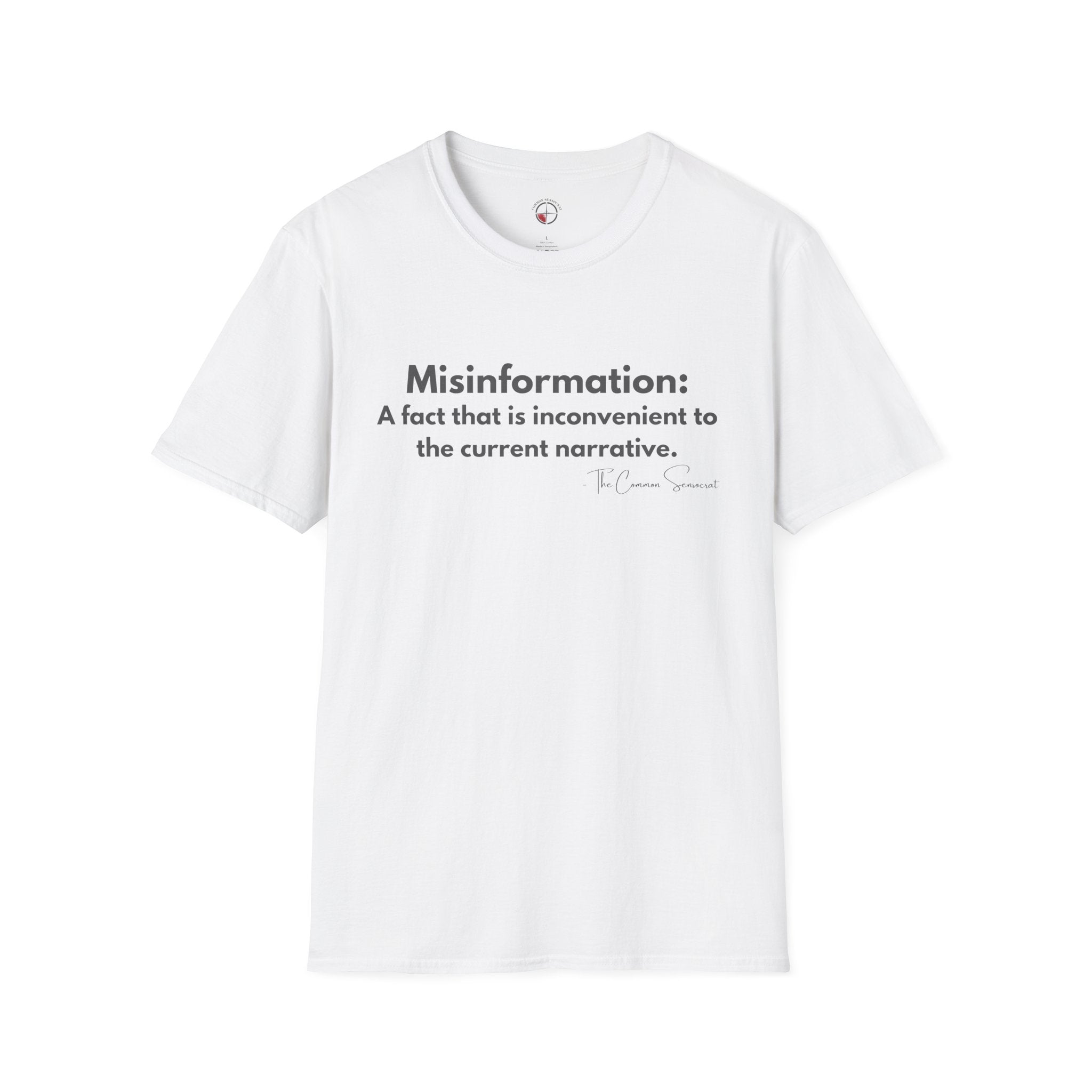 The Misinformation Definition Tee // The Common Sensocrat