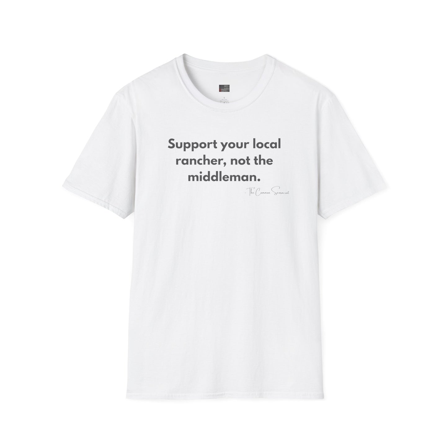 Support Local Rancher | Farm to Table BBQ T-Shirt