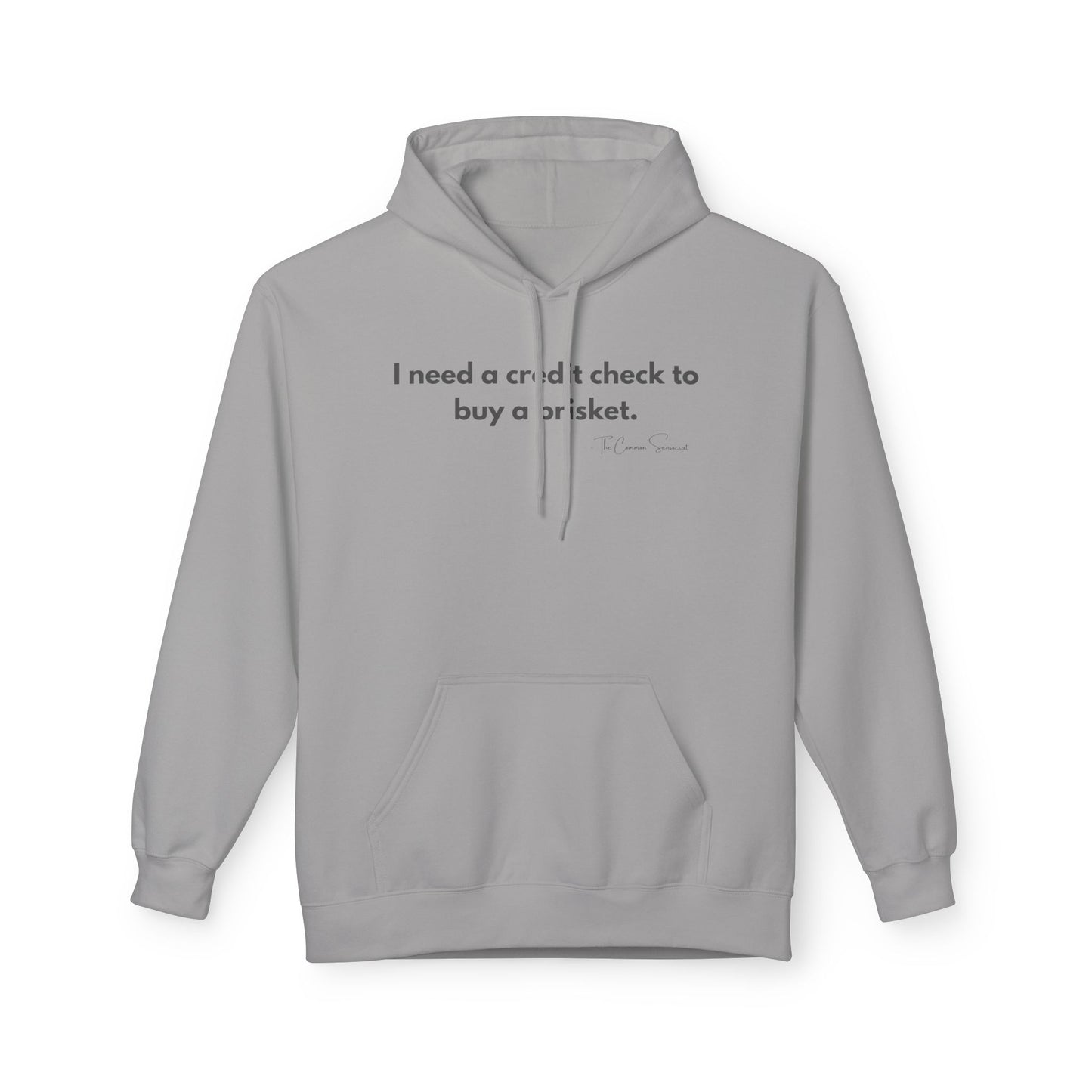 Credit Check Brisket | Sarcastic BBQ Inflation Hoodie