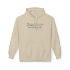 The Tolerance Hoodie // The Common Sensocrat