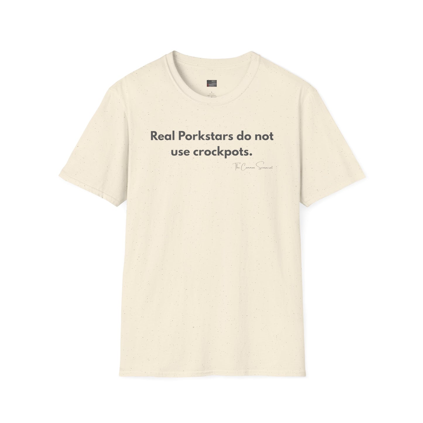 Real Porkstars | Anti-Crockpot Pulled Pork BBQ T-Shirt