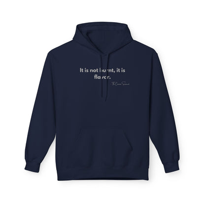 It Is Not Burnt It Is Flavor | Funny BBQ Bark Hoodie