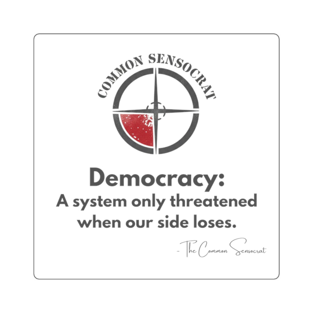 The Democracy Definition Sticker // The Common Sensocrat