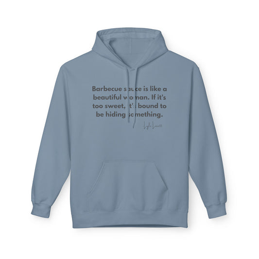 Lyle Lovett’s BBQ Wisdom | Funny Sauce & Relationship Hoodie