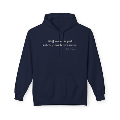 Ketchup With A Resume | Anti-Sauce Funny BBQ Hoodie