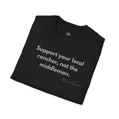 Support Local Rancher | Farm to Table BBQ T-Shirt