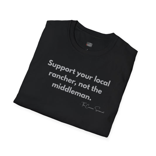 Support Local Rancher | Farm to Table BBQ T-Shirt