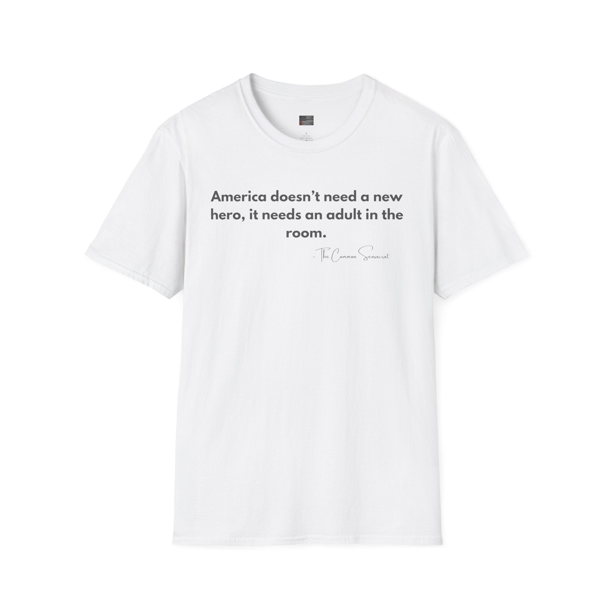 The Adult in the Room Tee // The Common Sensocrat