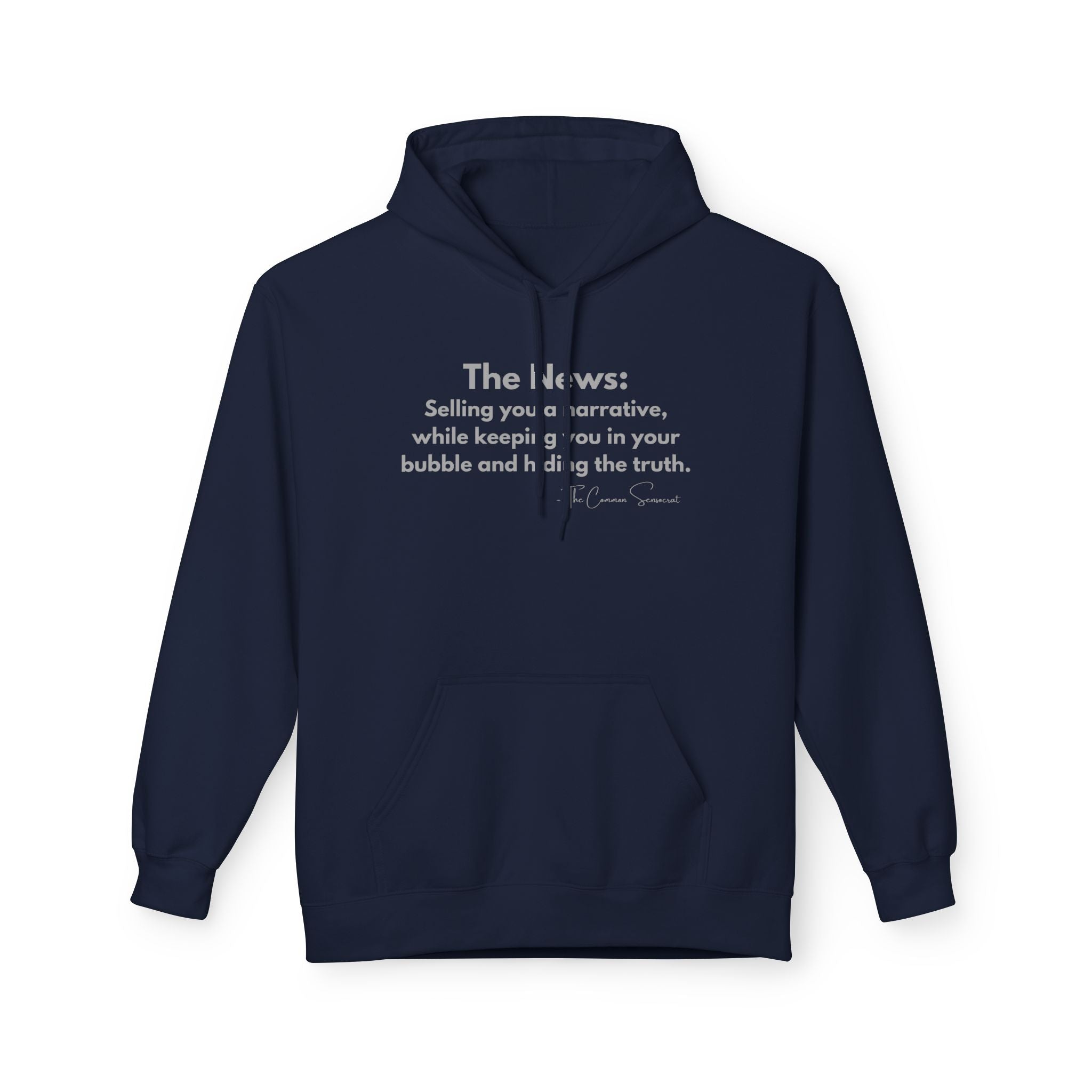 The News Hoodie // The Common Sensocrat