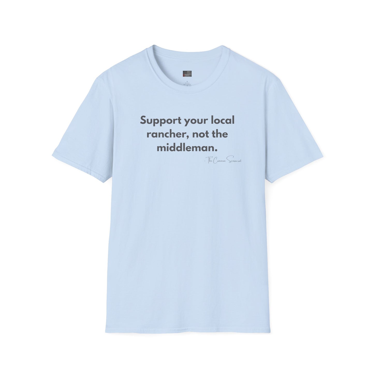 Support Local Rancher | Farm to Table BBQ T-Shirt