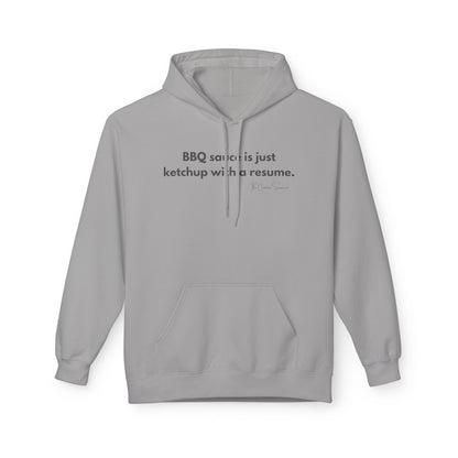 Ketchup With A Resume | Anti-Sauce Funny BBQ Hoodie