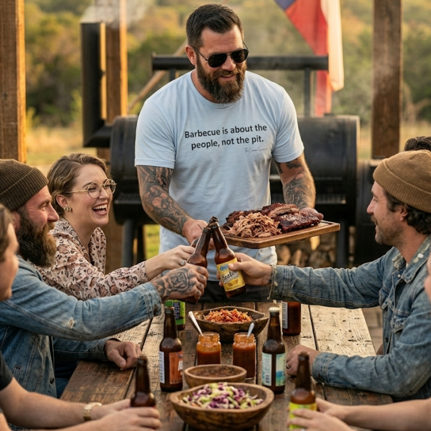 People Not Pit | Wholesome BBQ Community T-Shirt