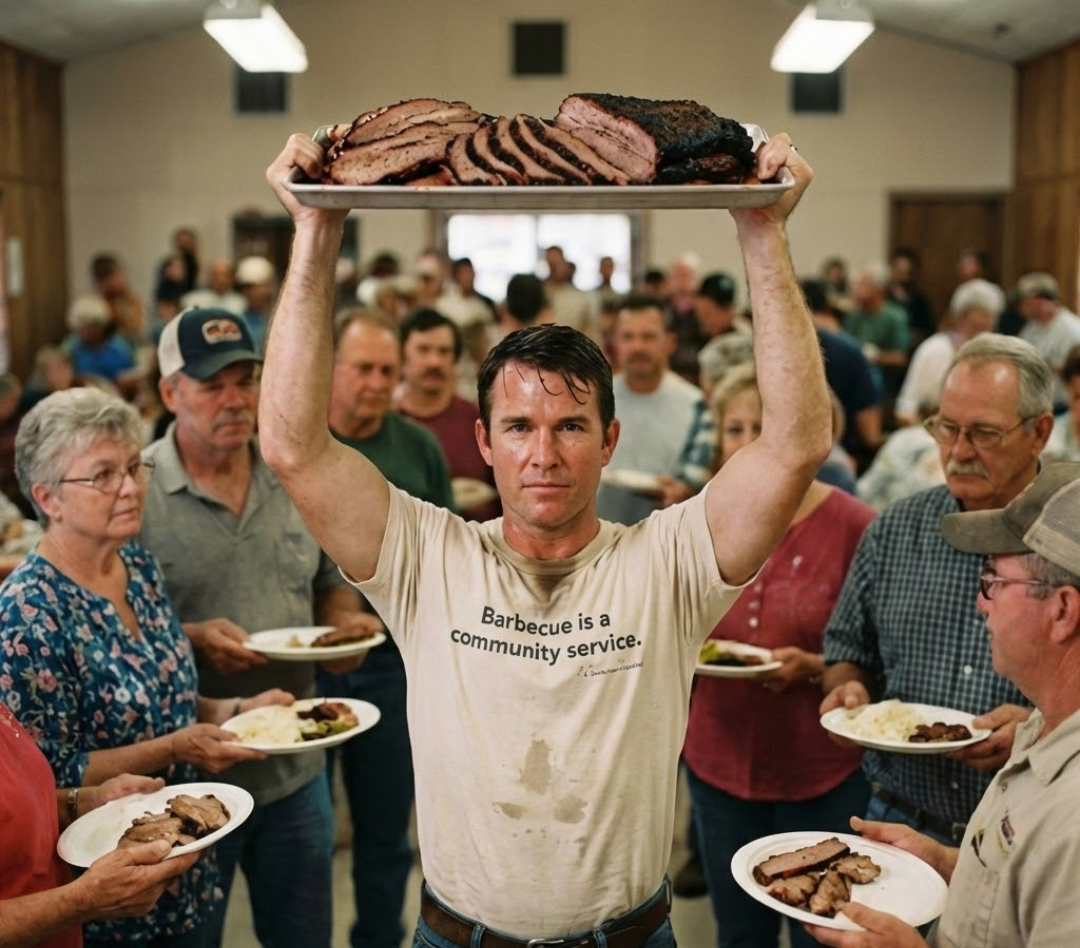 Community Service | Funny BBQ Hero T-Shirt