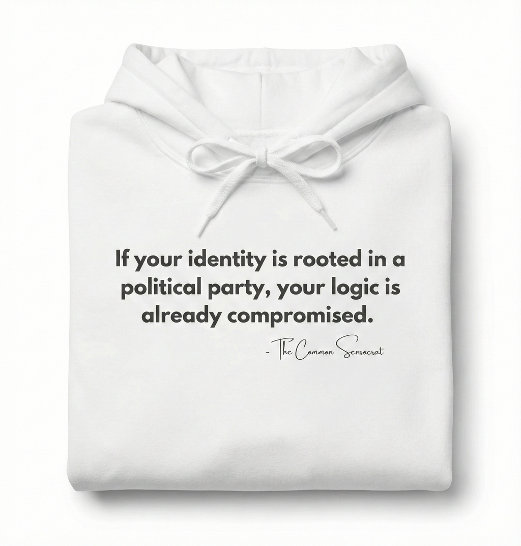 The Compromised Logic Hoodie // The Common Sensocrat