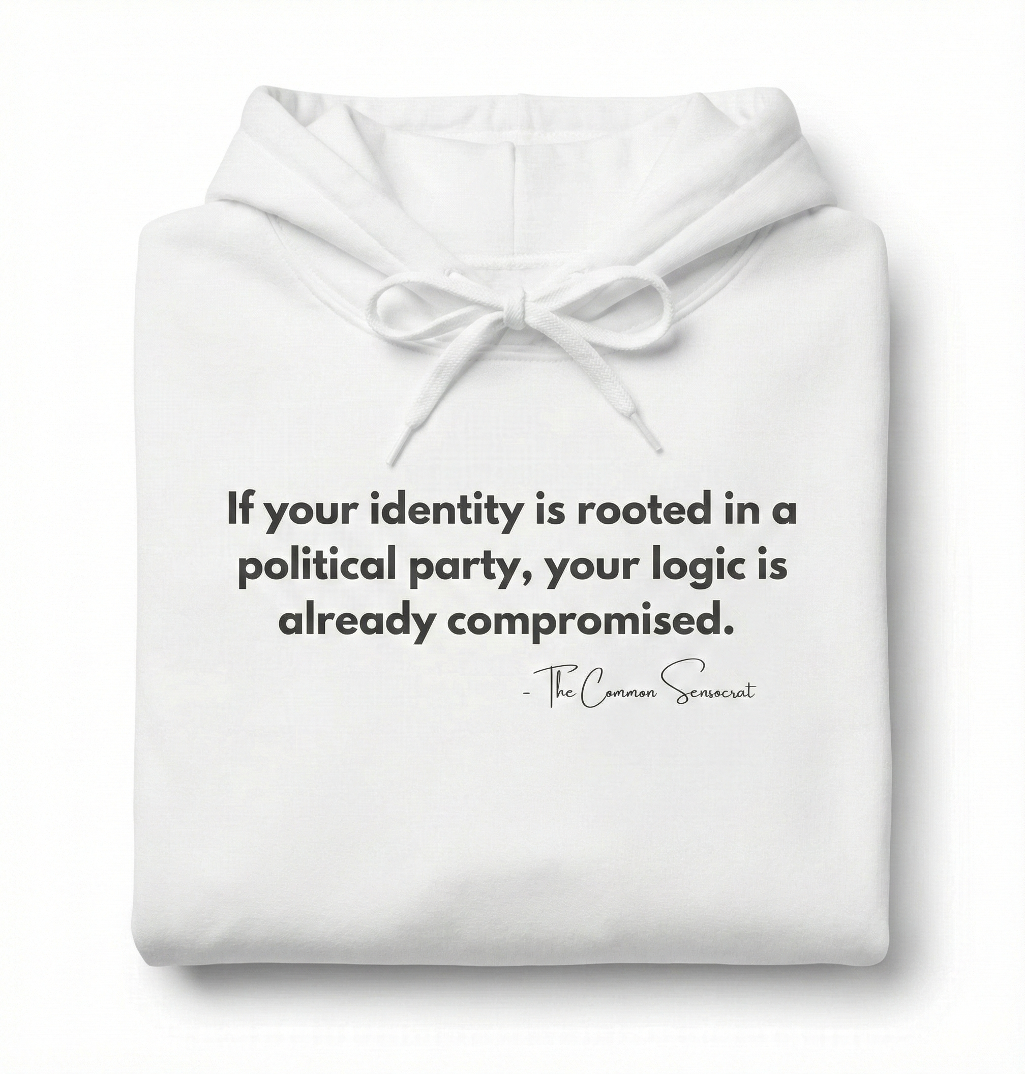 The Compromised Logic Hoodie // The Common Sensocrat