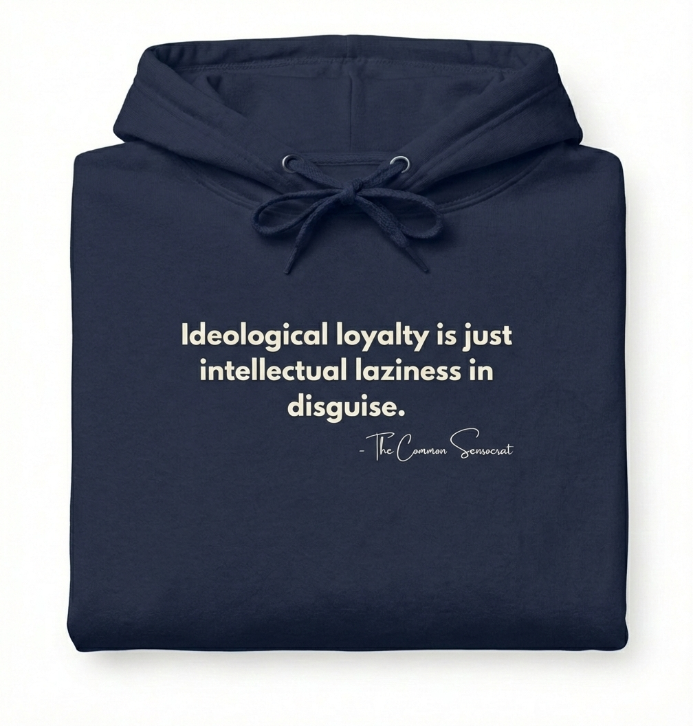 The Intellectual Laziness Hoodie // The Common Sensocrat