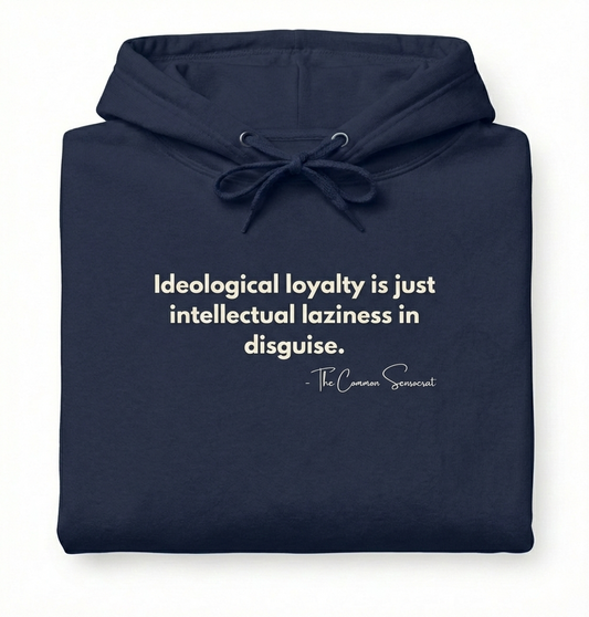 The Intellectual Laziness Hoodie // The Common Sensocrat