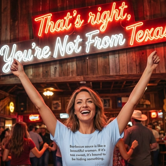 Lyle Lovett’s BBQ Wisdom | Funny Sauce & Relationship Quote T-Shirt